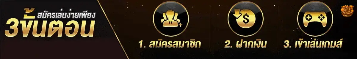 3ขั้นตอนสมัคร-สล็อต ฝาก วอ เลท เว็บ ตรง